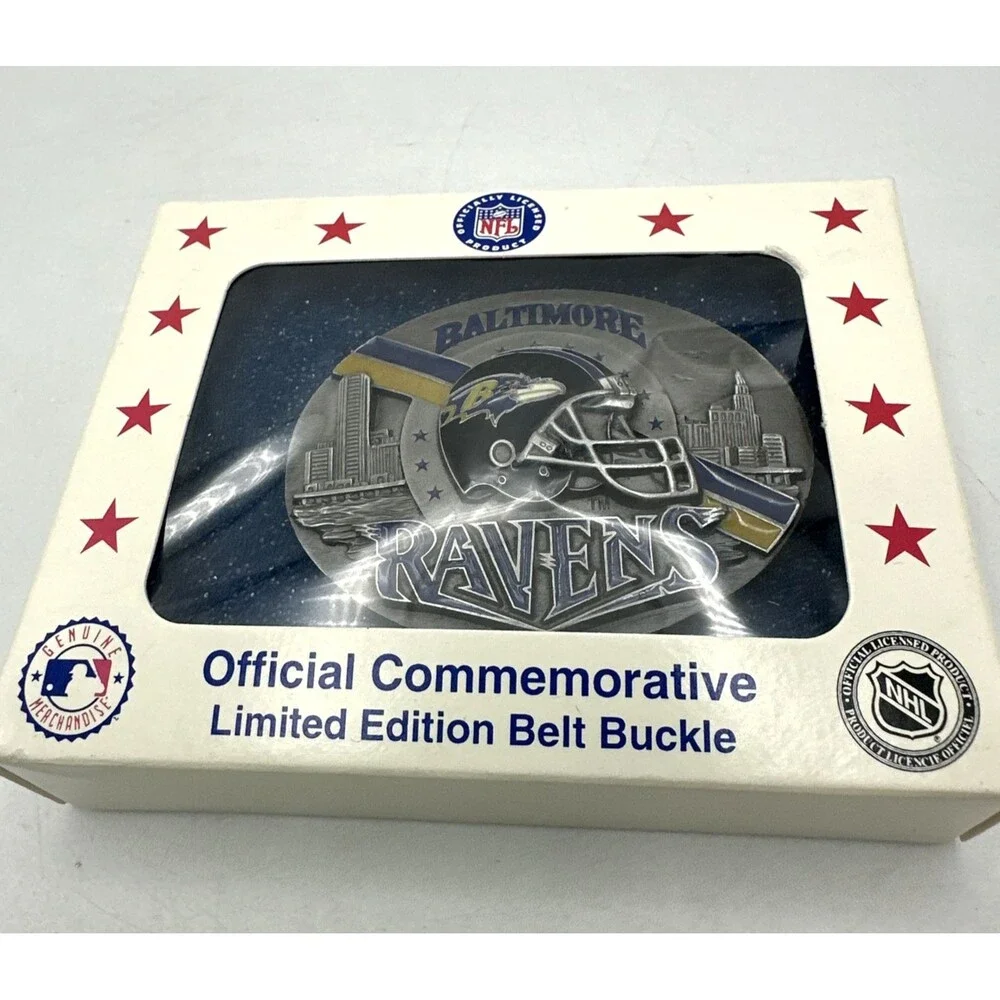Siskiyou NFL Baltimore Ravens Belt Buckle Limited Edition UNOPENED IN BOX